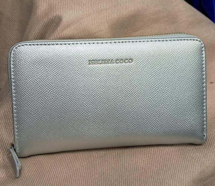 BILLETERAS PLATEADA MUJER