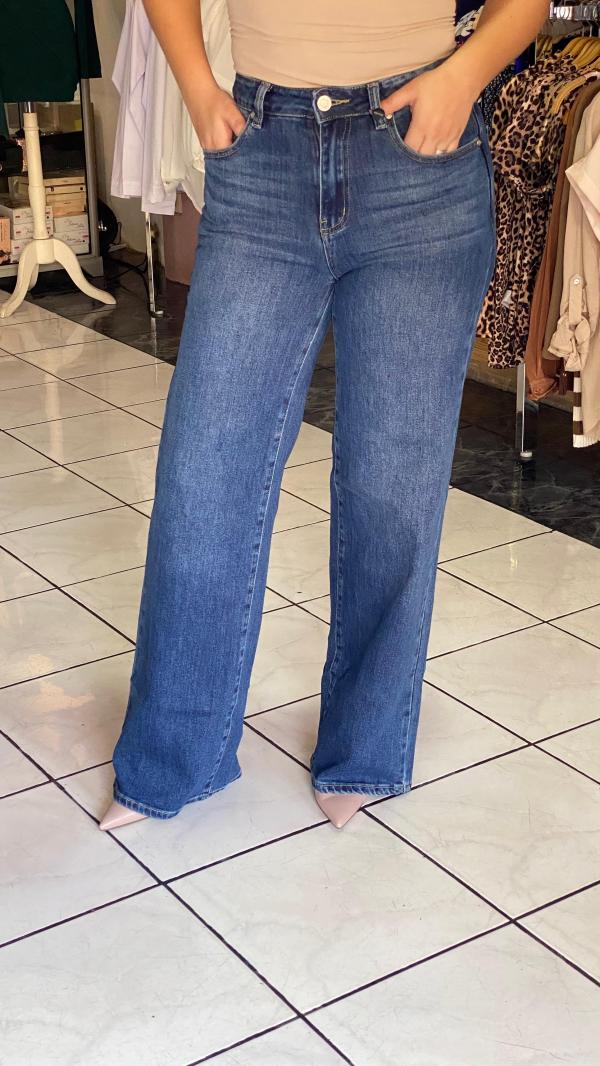 PANTALON PSYCHO MUJER AZUL 1 # 1