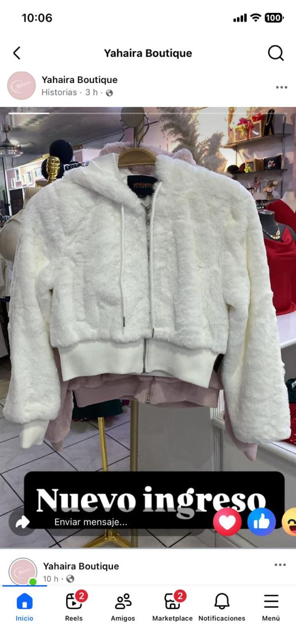 ABRIGO BLANCO AMBIANCE MEDIUM