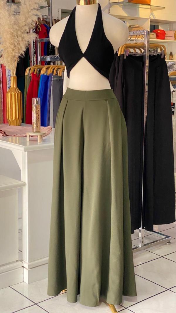 PANTAL&Oacute;N VERDE NYLON SMALL