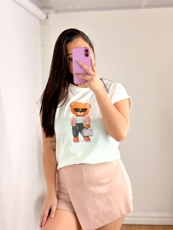 BLUSA BLANCA OSO TABA MEDIUM