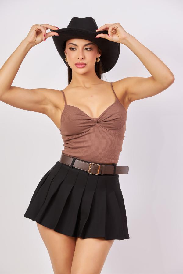 CROP TOP CAF&Eacute; ACTIVE LARGE