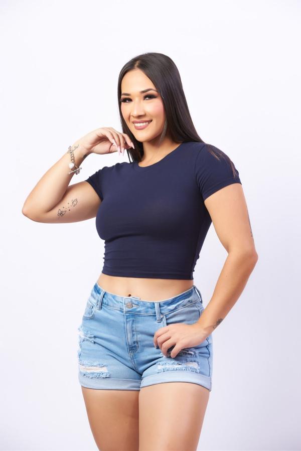 BLUSA  POPULAR AZUL MEDIUM
