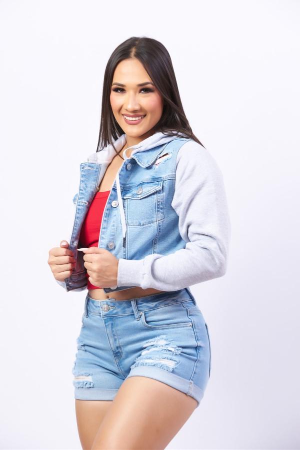 JACKET LIGHT WAX JEANS MEDIUM