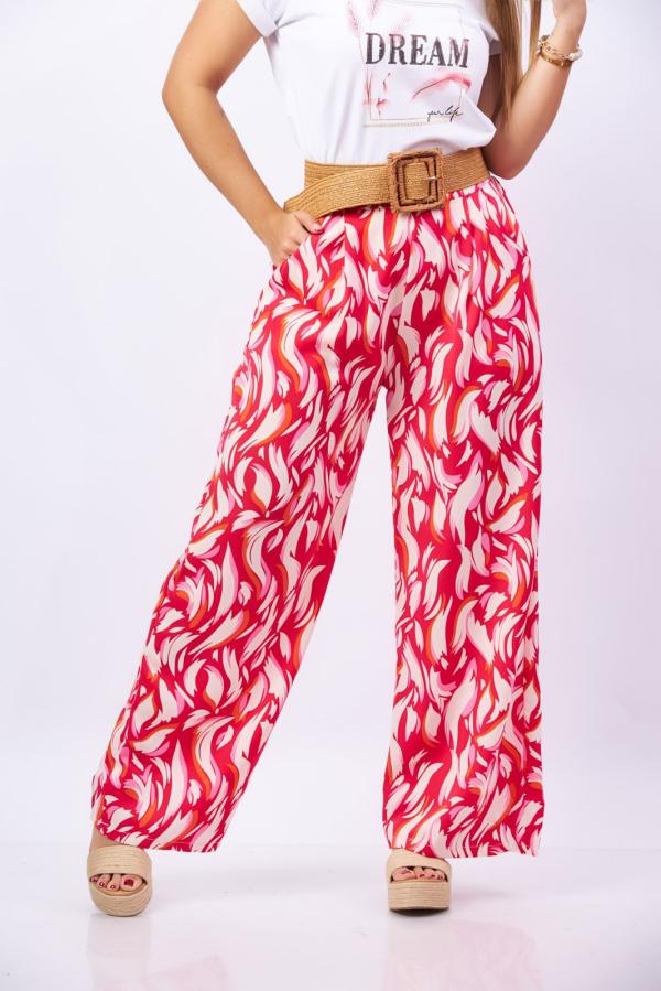 PANTAL&Oacute;N FUCSIA FLORES ONLY4U LARGE