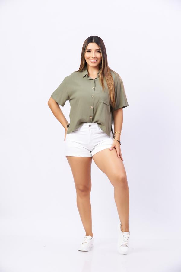 BLUSA VERDE AMBIANCE LARGE