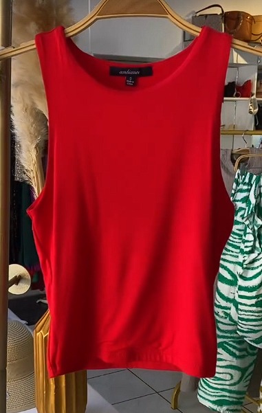 BLUSA ROJA AMBIANCE MEDIUM