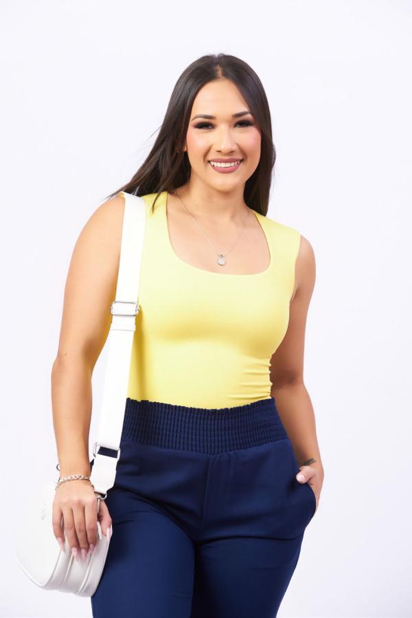 BLUSA AMARILLLA  POPULAR LARGE