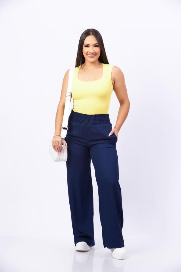 PANTALON AZUL LOVE TREE LARGE