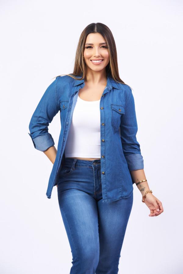 BLUSA MEZCLILLA PASSPORT XLARGE