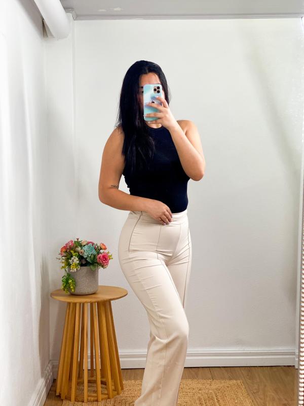 PANTALON VESTIR BEIGE MEDIUM