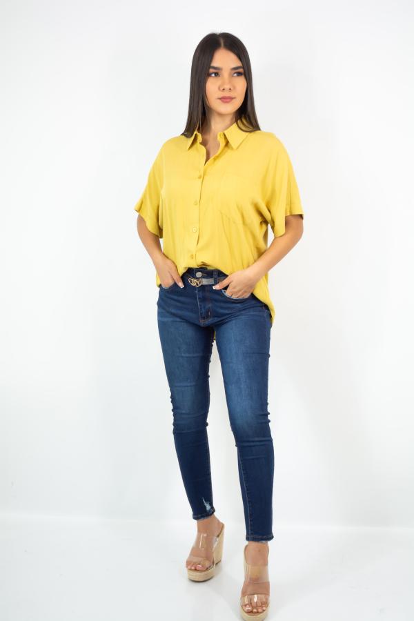 BLUSA MOSTAZA CHOCOLATE SMALL