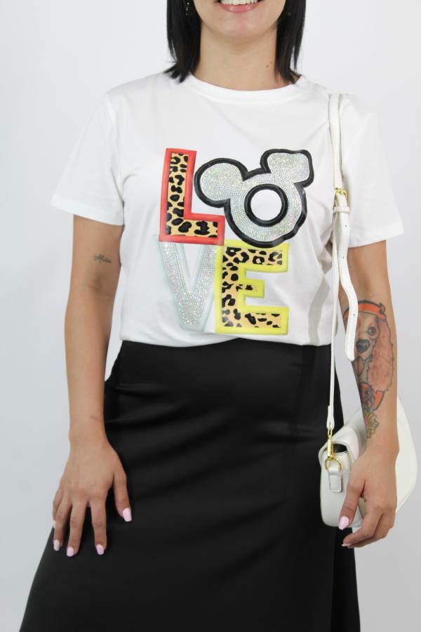 BLUSA BLANCA LOVE IN2YOU SMALL