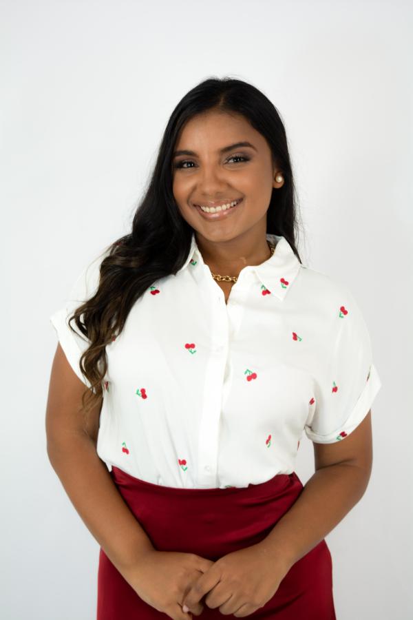 BLUSA BLANCA ACTIVE CHERRY MEDIUM
