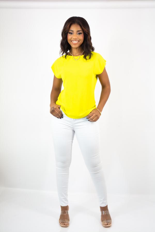 BLUSA VERDE LIMON CRECE LARGE