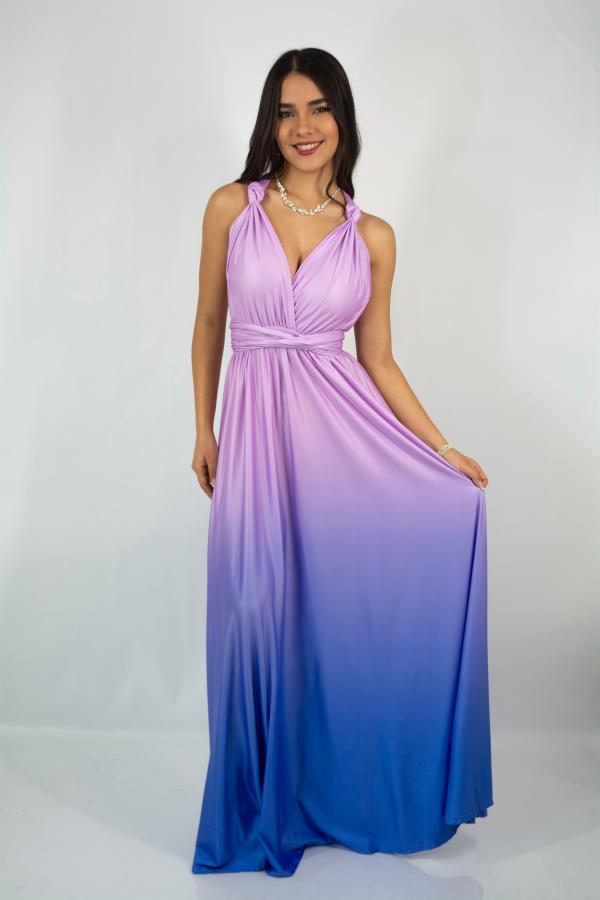 VESTIDO LILA  DEGRADADO MEDIUM