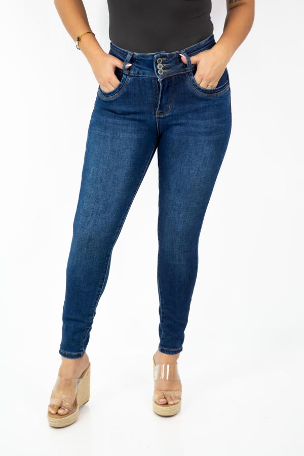PANTALON DE MUJER HUMMER AZUL 3/4