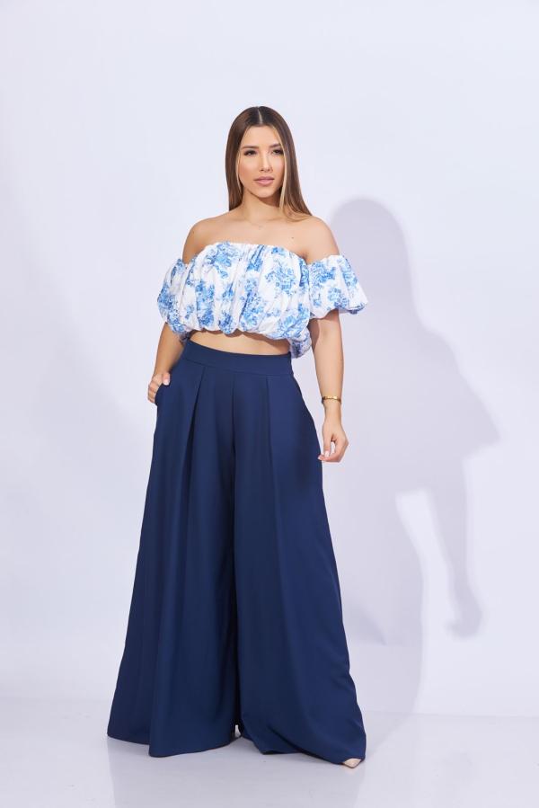 CROP TOP CELESTE IRIS LARGE