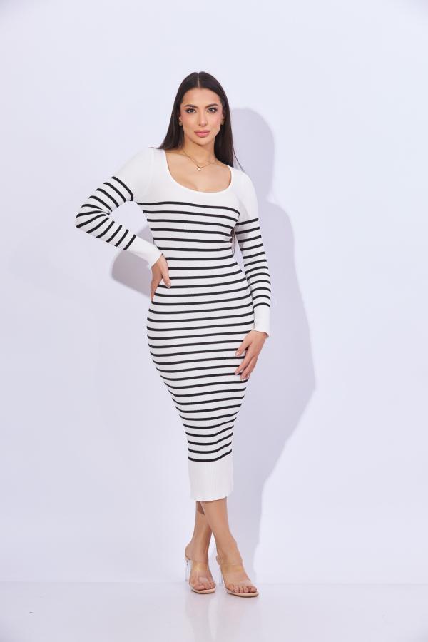 VESTIDO BLANCO/NEGRO ACTIVE MEDIUM