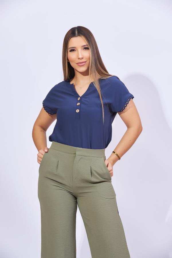 BLUSA AZUL MINE MEDIUM
