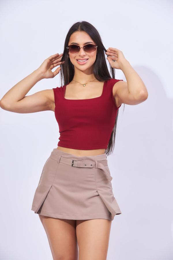 BLUSA VINO WORKSHOP LARGE