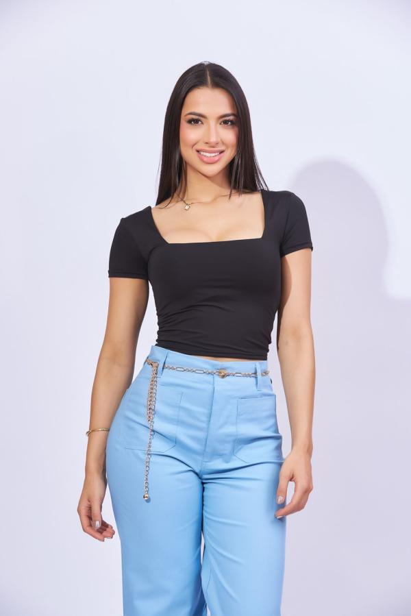 BLUSA NEGRA LOVE POEM SMALL