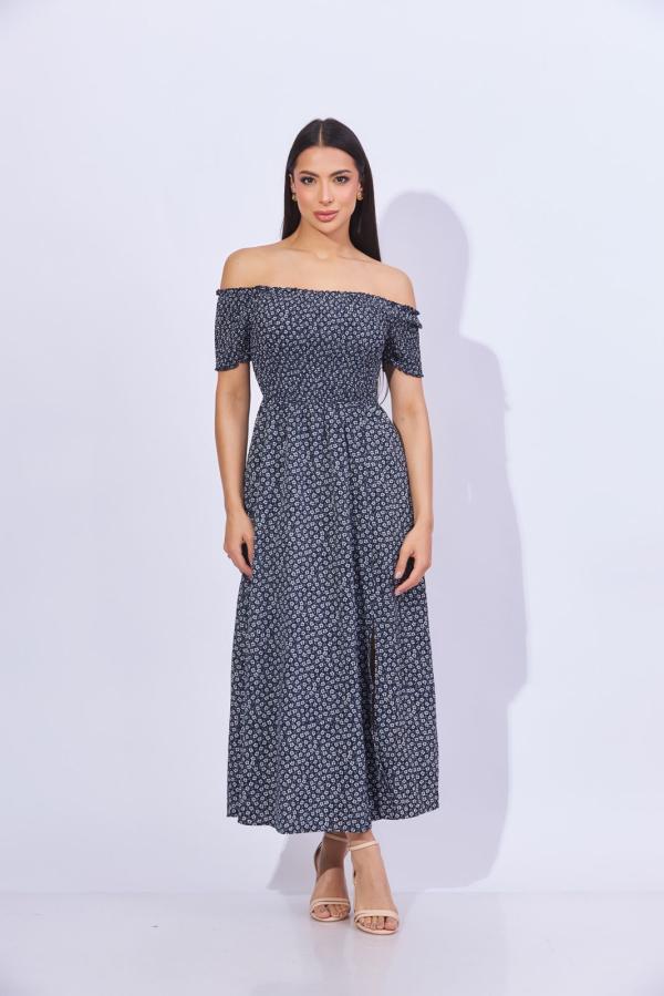 VESTIDO AZUL FLORES PAPERMOON LARGE