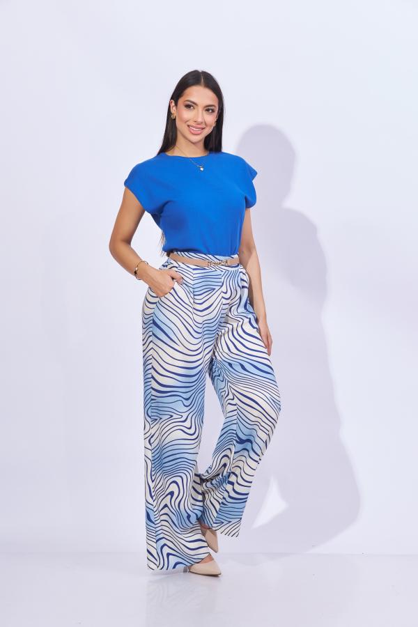 BLUSA AZUL MILK HONEY MEDIUM