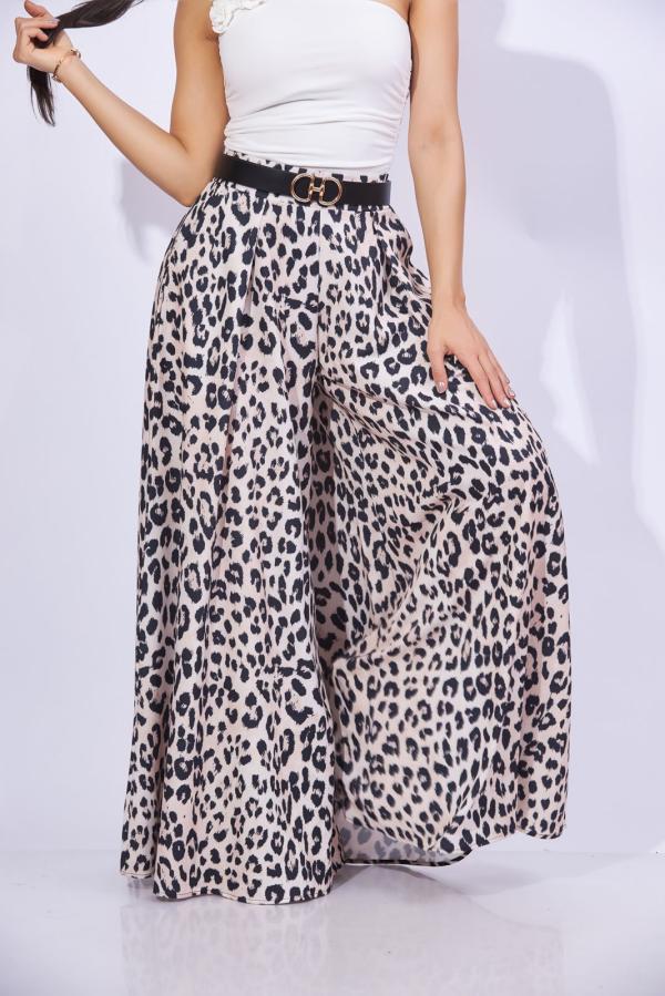 PALAZO ANIMAL PRINT NYLON LARGE
