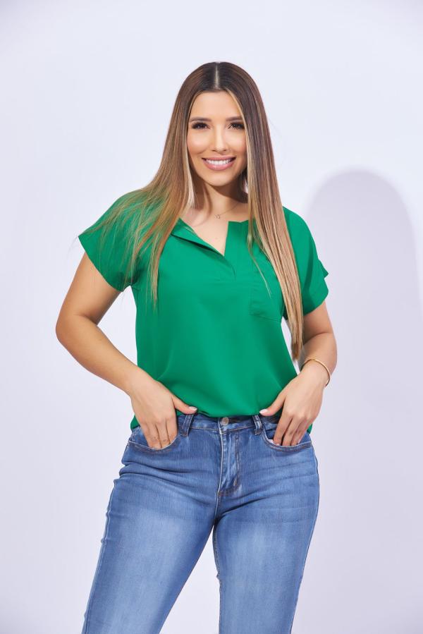 BLUSA VERDE RHINO LARGE