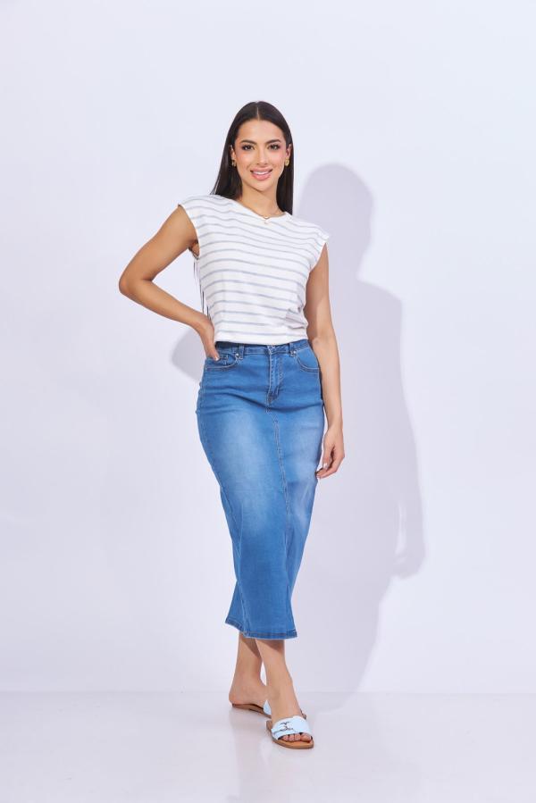 ENAGUA MEZCLILLA WAX JEANS SMALL