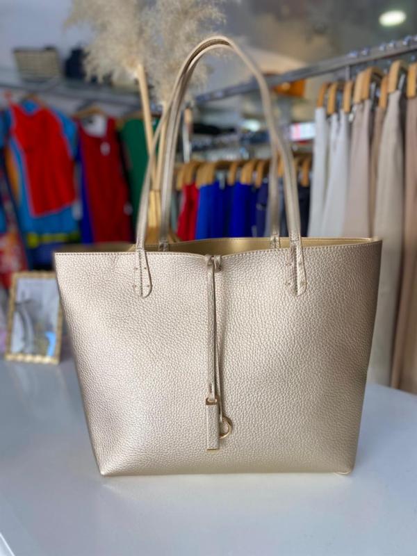 BOLSO DORADO MUJER