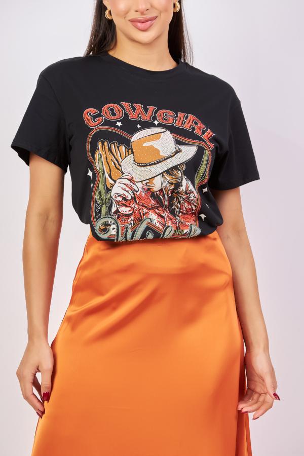 BLUSA NEGRA EVER APAREL SMALL