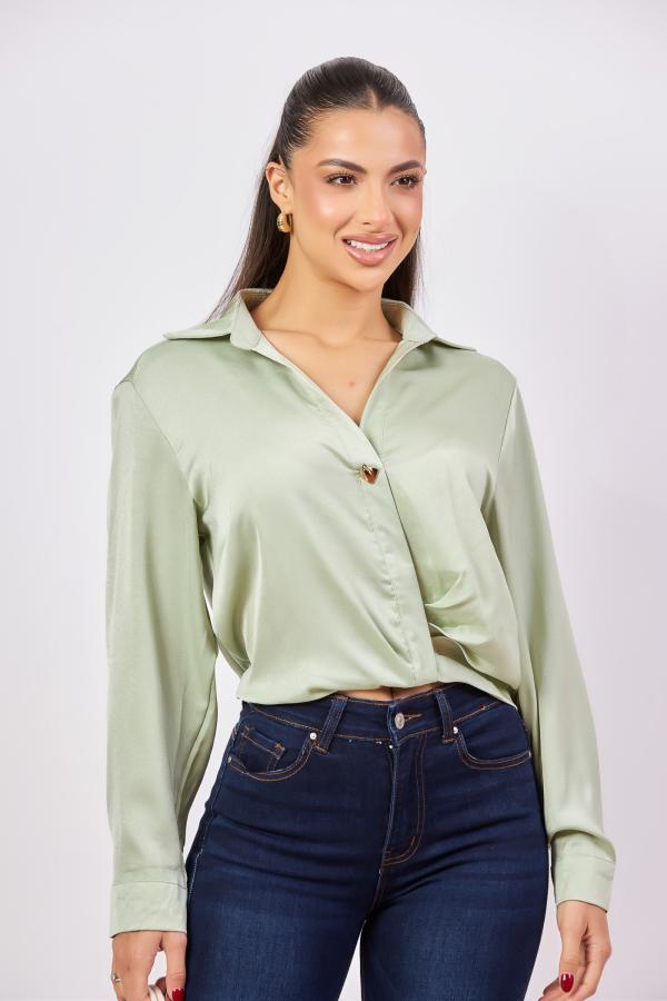 BLUSA VERDE LMASSIMA MEDIUM