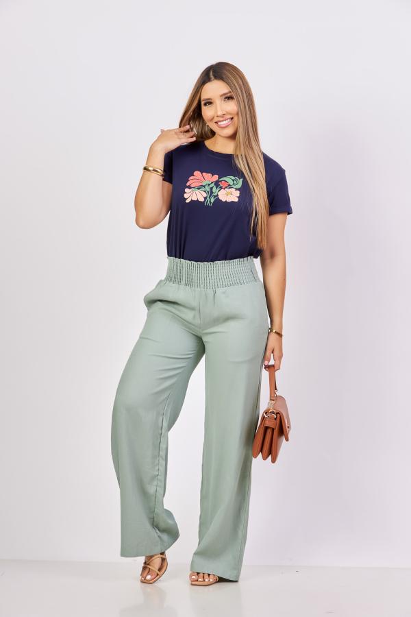 PANTALON LOVE TREE VERDE SMALL