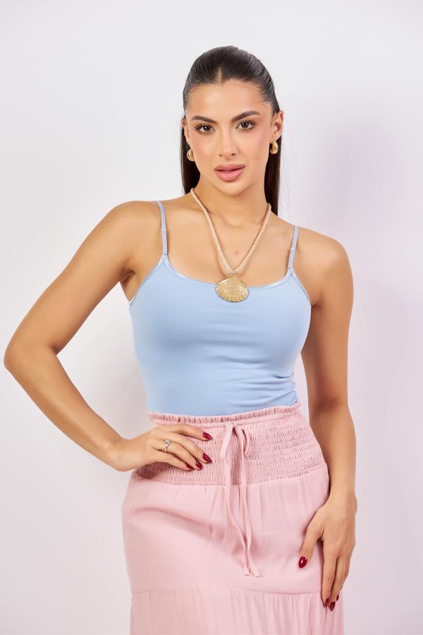 BLUSA BASICA CELESTE AMBIANCE SMALL