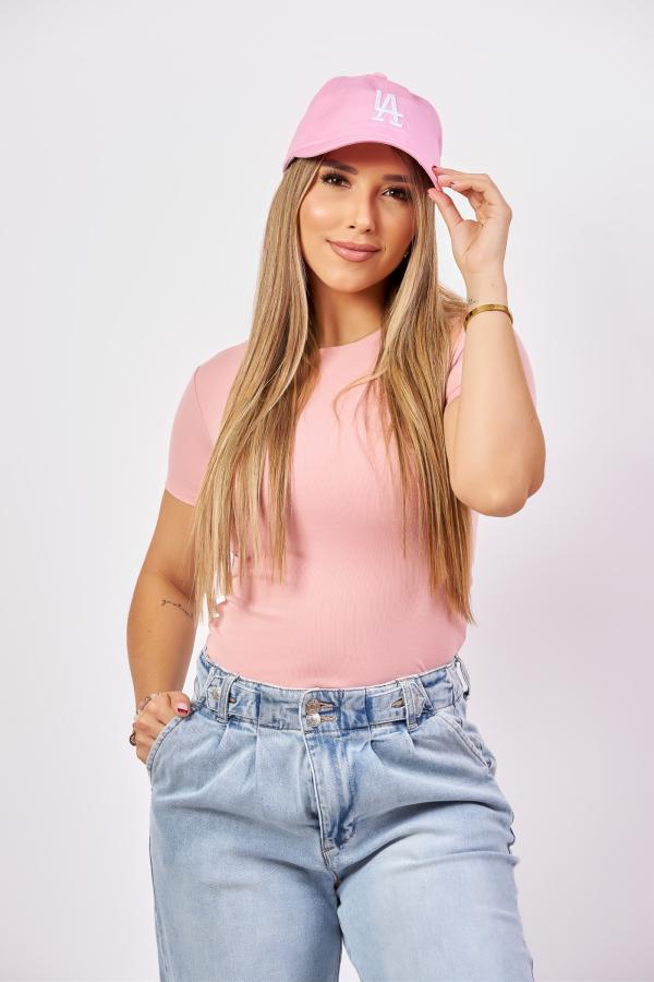 BLUSA ROSADA POPULAR 21 LARGE