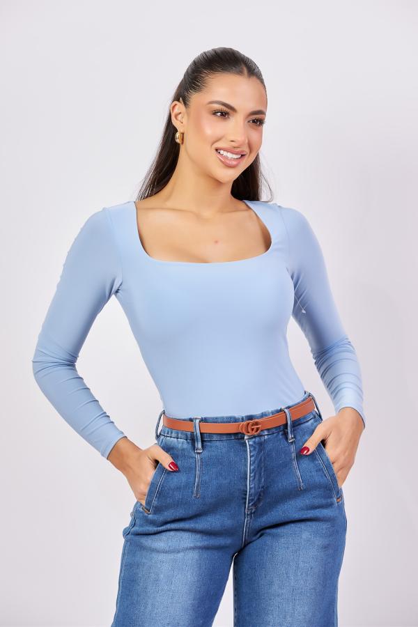 BLUSA CELESTE TIMING LARGE