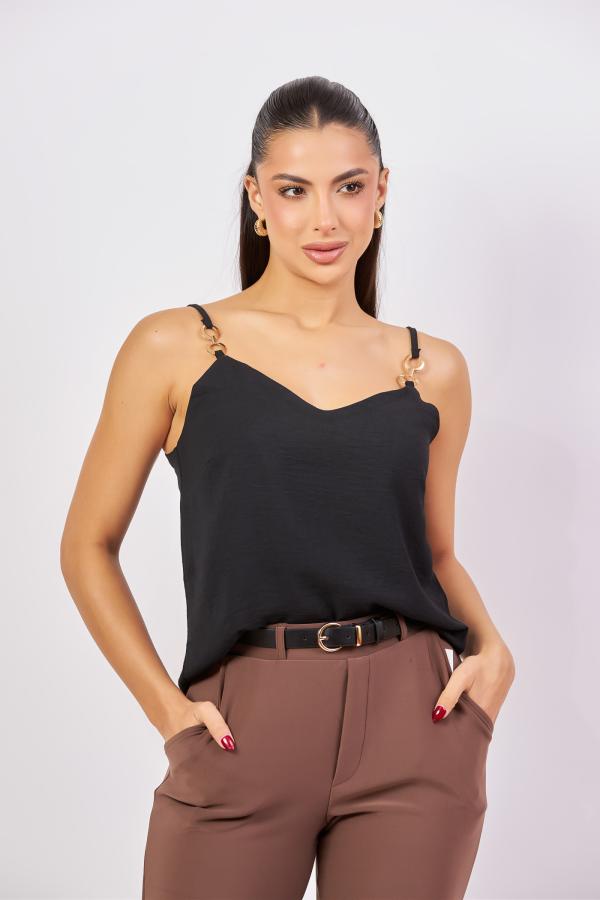 BLUSA NEGRA TIMING LARGE