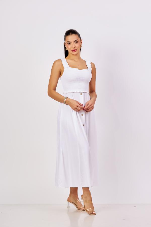 VESTIDO BLANCO BLUEPEPPER MEDIUM