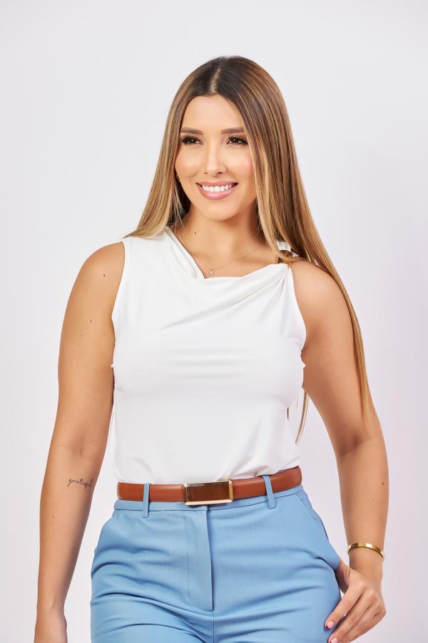 BLUSA BLANCA ROSEMIEL LARGE