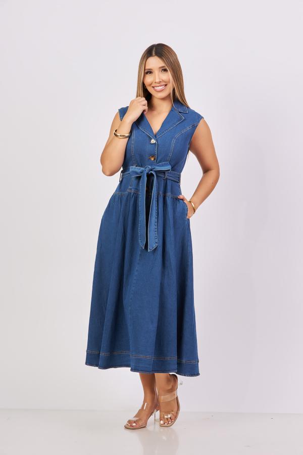 VESTIDO MEZCLILLA BIGHIT LARGE