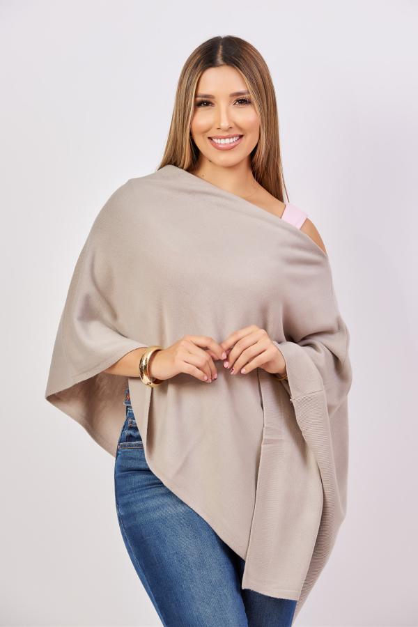 PONCHO ARENA UNITALLA