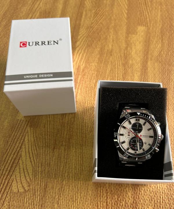 RELOJ PLATEADO CURREN HOMBRE